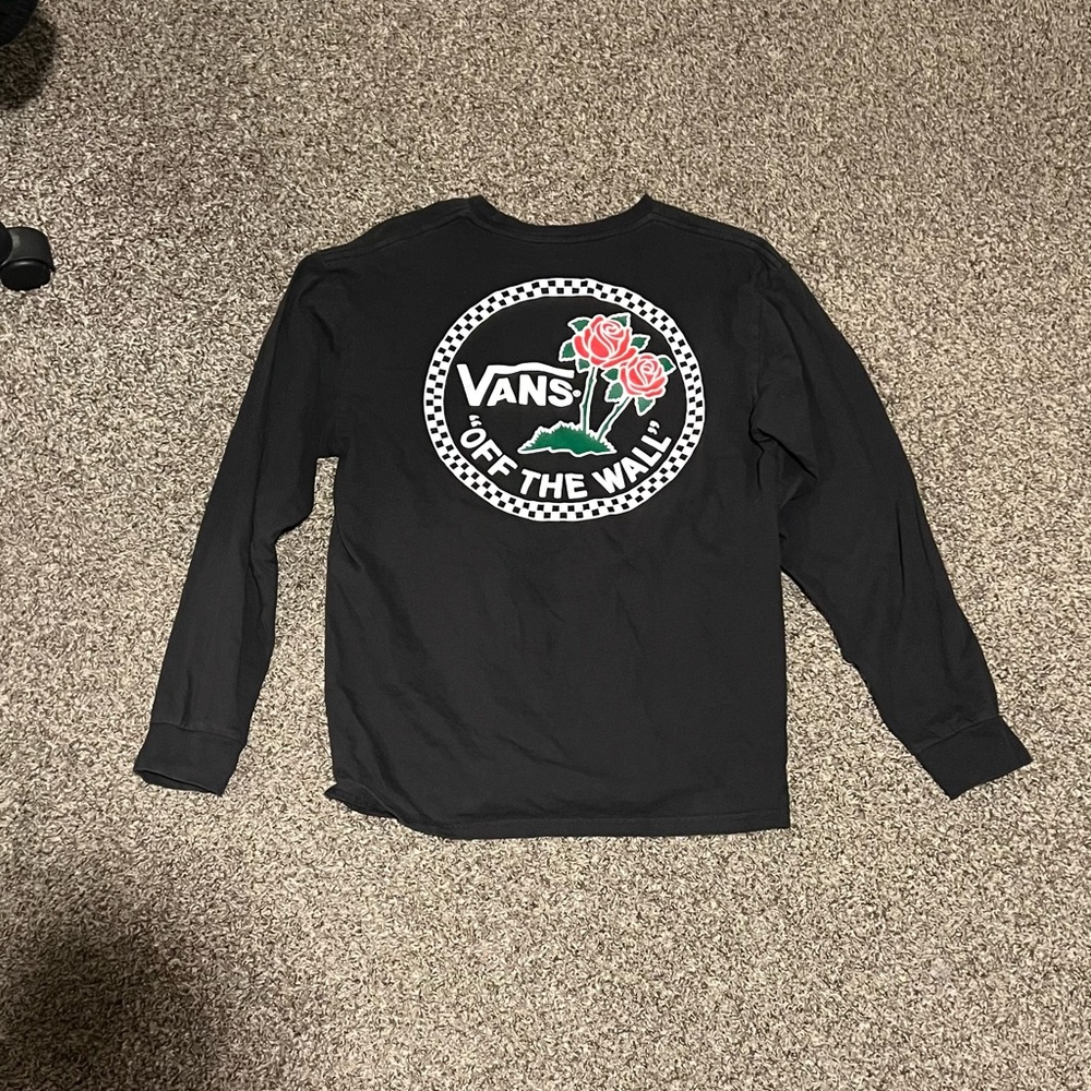 Vans back graphic long sleeve tee